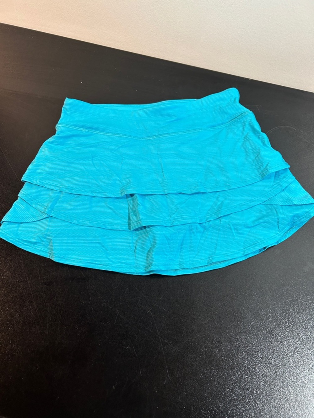 Athleta Kids Aqua Tiered Athletic Skort